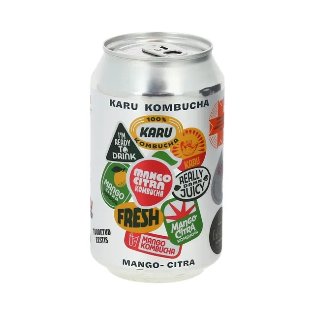 Mango kombucha, KARU KOMBUCHA,
