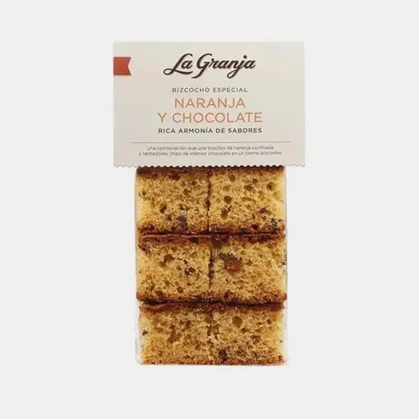 Apelsini ja šokolaaditükkidega biskviitkook 350g