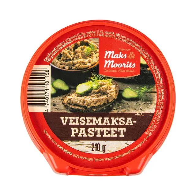 Veisemaksapasteet, MAKS&MOORITS, 210 g