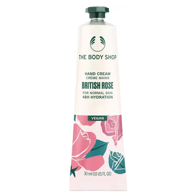 THE BODY SHOP British Rose 48H Hydration Hand Cream 30ml