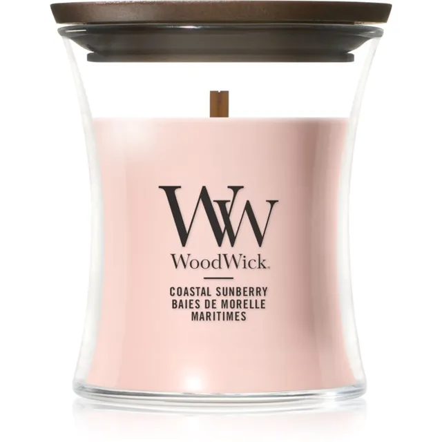 Woodwick Coastal Sunberry lõhnaküünal puidust taht 85 g