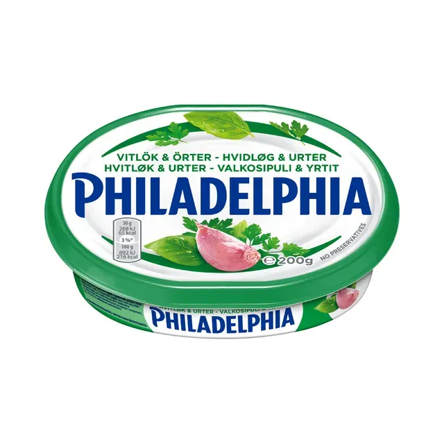 Toorjuust küüslaugu ja ürtidega, PHILADELPHIA, 200 g