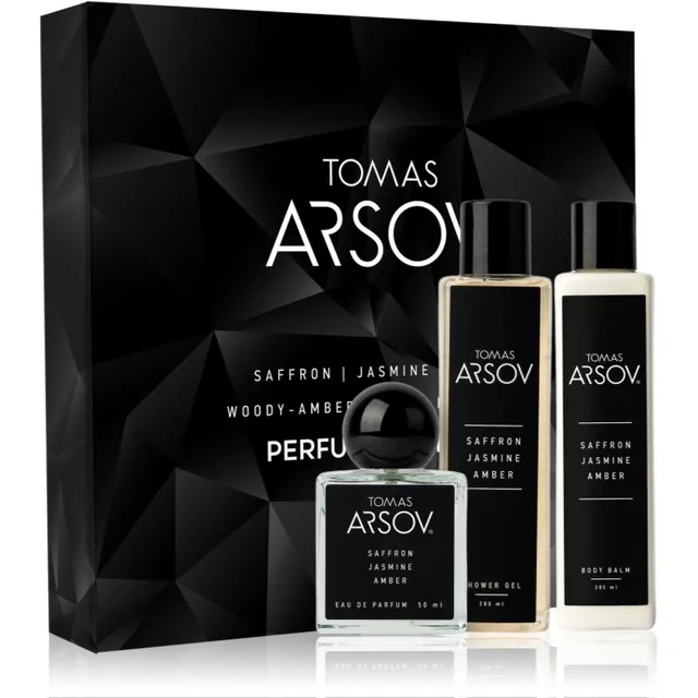 Tomas Arsov Saffron Jasmine Amber Parfume Gift Set Kinkekomplekt unisex 3 tk