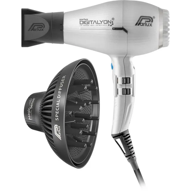 Parlux Digitalyon + Magic Sense Föön + hajuti Silver 1 tk
