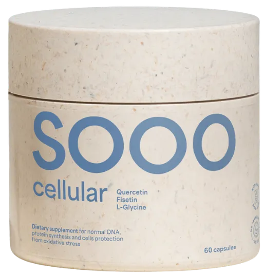 SOOO cellular: kvertsetiin, fisetiin, L-glütsiin