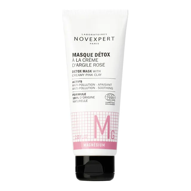 Magnesium Detox näomask roosa saviga 75ml