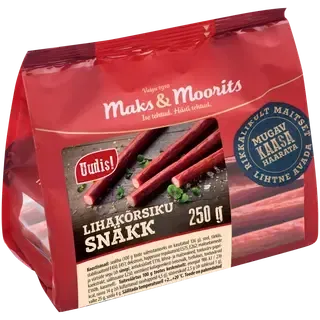 Maks & Moorits Lihakõrsiku Snäkk 250 G