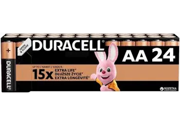 Patareid DURACELL AA LR6 24tk