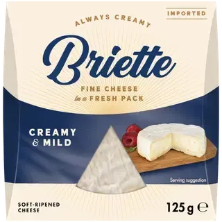 Käserei Briette Creamy & Mild valgehallitusjuust, 125 g