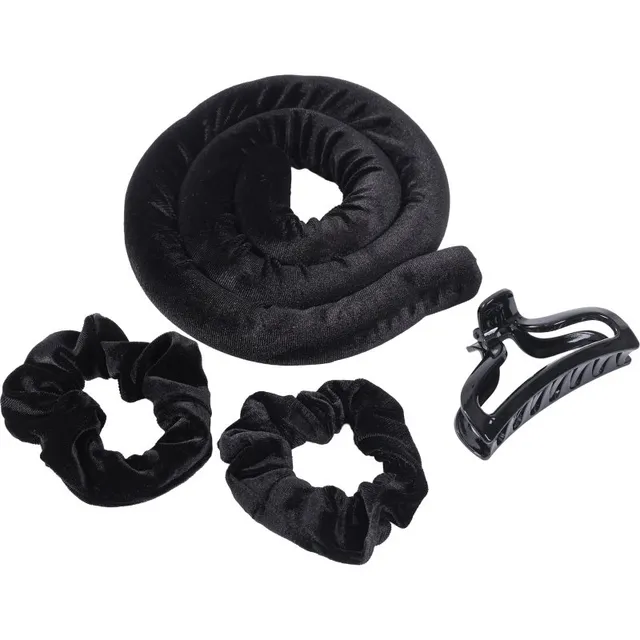 Sister Young LISA juuste lokkimise komplekt Black 4 tk