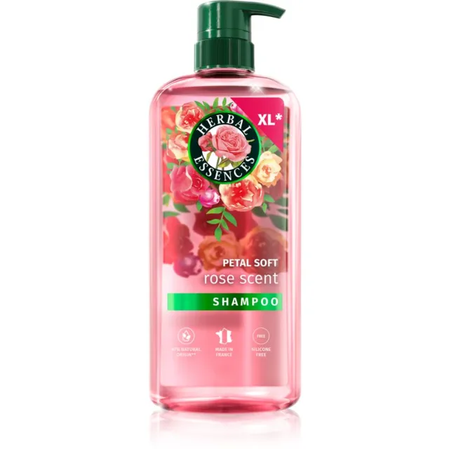 Herbal Essences Petal Soft Rose Scent Intensiivselt toitev šampoon kuivadele juustele 650 ml