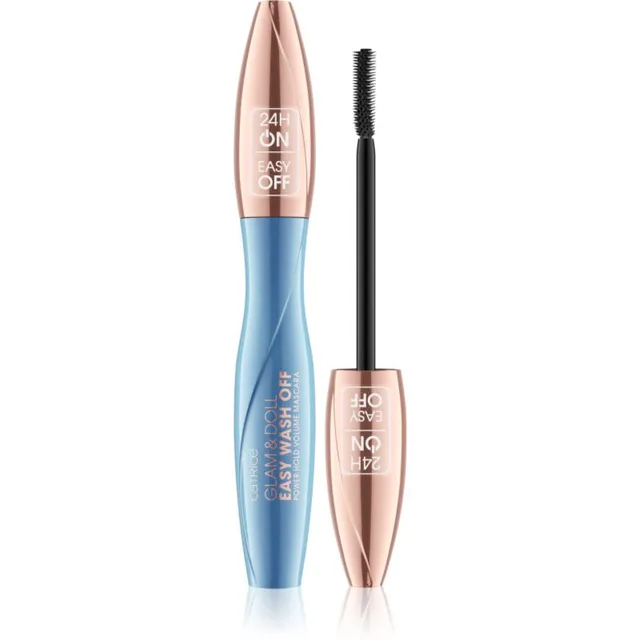 Catrice Glam & Doll Easy Wash Off Power Hold Volume Ripsmetele volüümi ja kuju andev ripsmetušš varjund 010 Black 9 ml