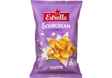 Kartulikrõpsud hapuk.küüsl.ESTRELLA 350g