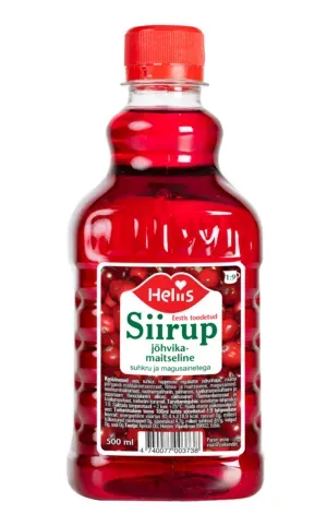 Jõhvikamaitseline Siirup 0,5L