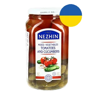 Nezhin konserv.tomatid ja kurgid 920g