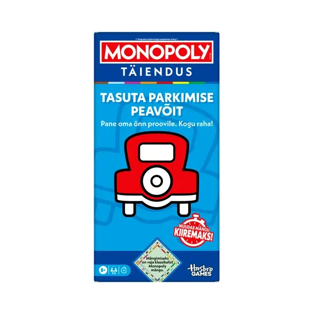 Lauamäng Tasuta Parkimise Peavõit (Monopoly täiendus), MONOPOLY, 1 tk