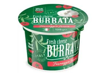 Värske juust Burrata WELL DONE, 125/260g