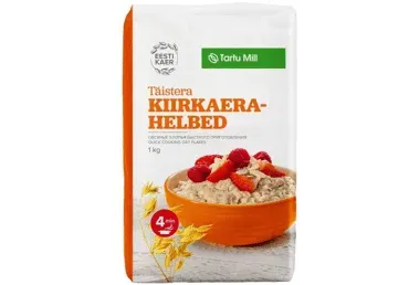 Täistera kiirkaerahelbed, TARTU MILL, 1 kg