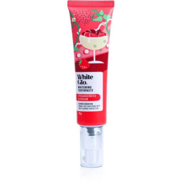 White Glo Whitening Toothpaste Strawberries and Cream Hambapasta 70 g