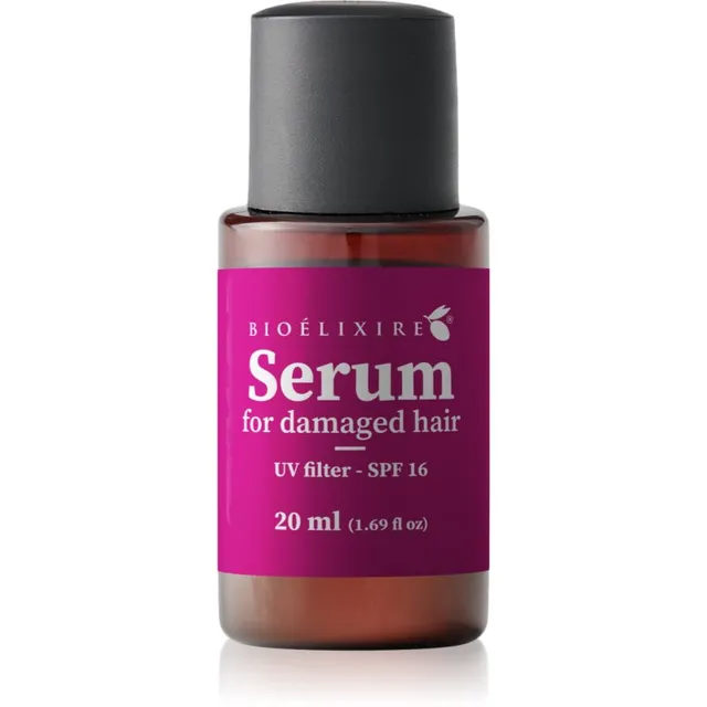 Bioélixire Serum For Damaged Hair Juustesse jäetav seerum kuivadeleja kahjustatud juustele UV filtriga 20 ml
