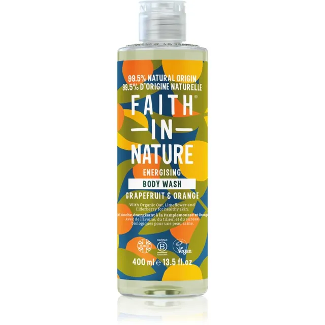 Faith In Nature Grapefruit & Orange Energiat andev dušigeel 400 ml
