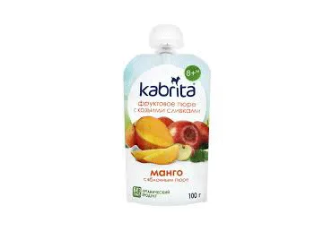 Püree KABRITA mango.õuna 100g 6k