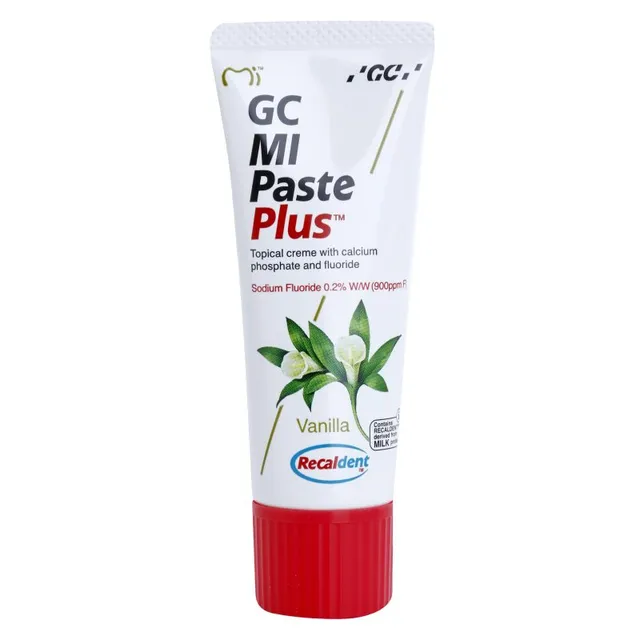 GC MI Paste Plus Remineraliseeriv kaitsekreem tundlikele hammastele fluoriidiga maitse Vanilla 35 ml