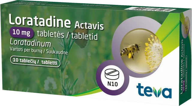 LORATADINE ACTAVIS TBL 10MG N10
