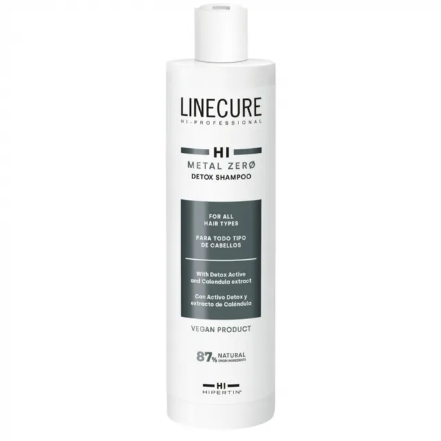 Linecure Metal Zero Detox sügavpuhastav šampoon kõikidele juuksetüüpidele 300 ml