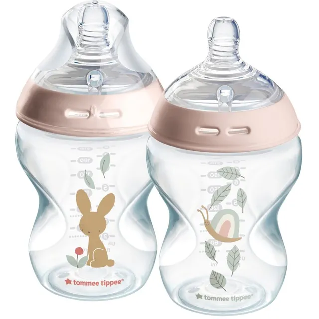 Tommee Tippee Natural Start Anti-Colic beebipudel Slow Flow 0m+ 2x260 ml