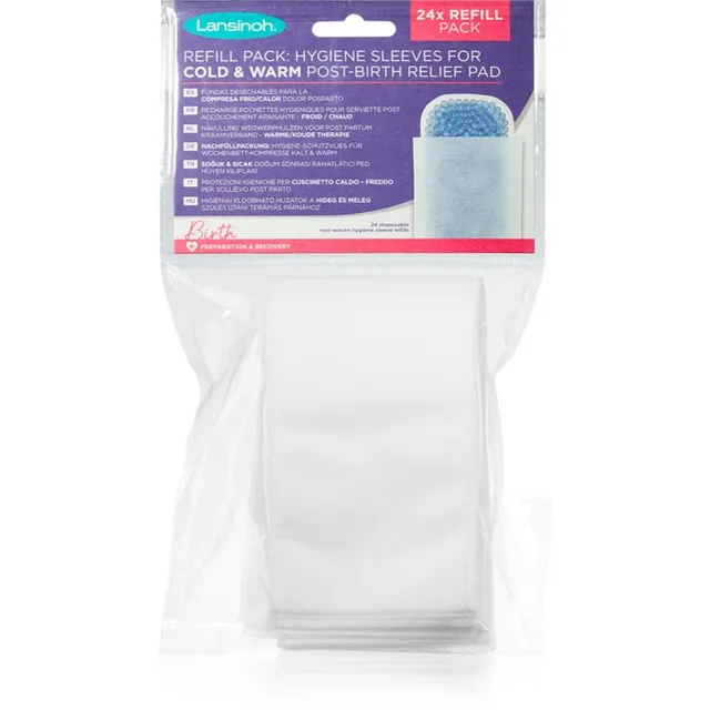 Lansinoh Cold & Warm Refill Pack hügieenilised kaitsed sünnitusjärgse sideme peale 24 tk