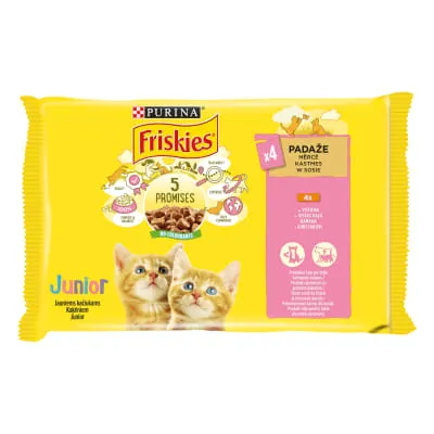 Kassitoit Friskies Junior kanaga 4x85g