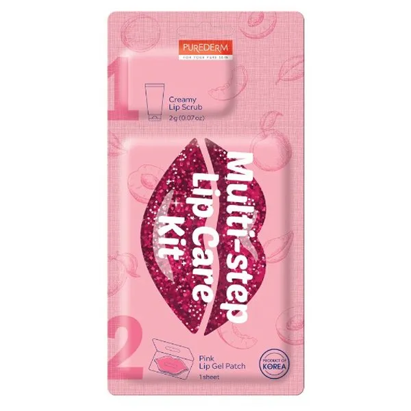 PUREDERM Multi-Step Lip Care Kit 4.3g