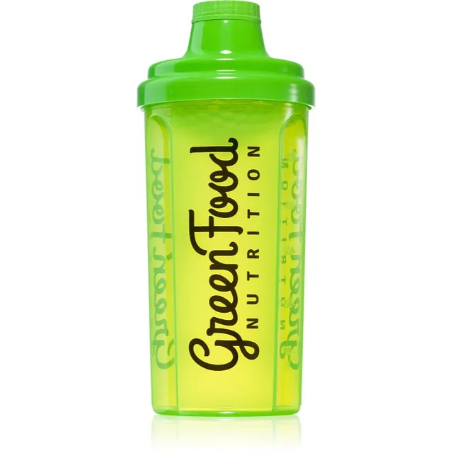GreenFood Nutrition Shaker spordišeiker Transparent Green 1 tk