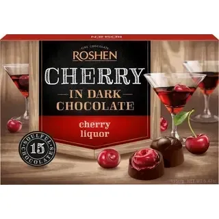 Roshen kirss šokolaadis kirsilikööriga 155g