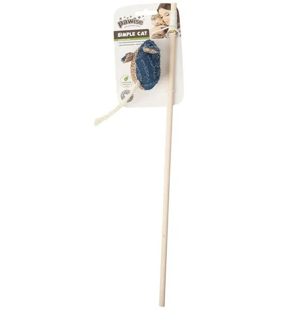 Kassi mänguasi ridvaga Simple Cat Mouse (Pawise)