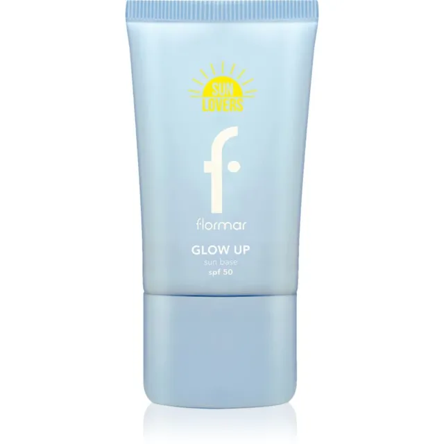 flormar Glow Up Sun Base SPF 50 Niisutav meigi aluskreem sära andva efektiga SPF 50 40 ml