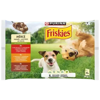 Friskies koeraeine einevalik liha 4x85g