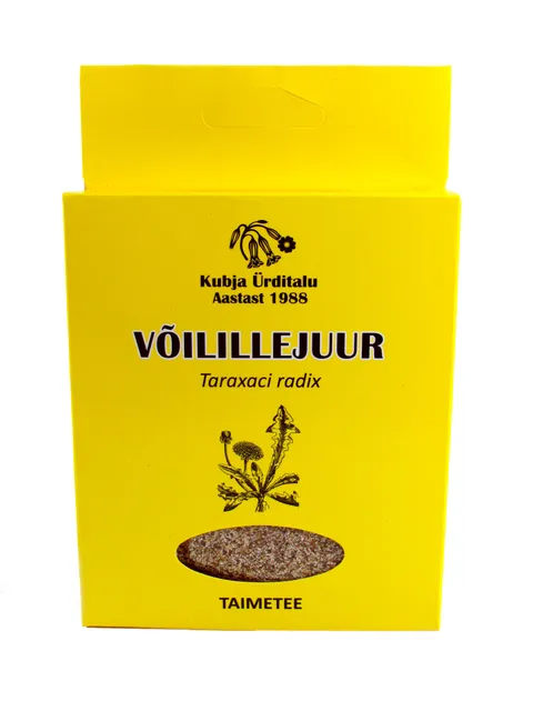 KUBJA VÕILILLEJUUR (TARAXACI RADIX)  JAHVATATUD 40G (KARP)