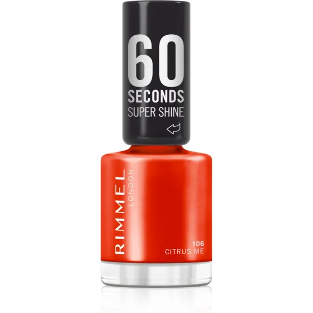 Rimmel 60 Seconds Super Shine Küünelakk varjund 106 Citrus Me 8 ml