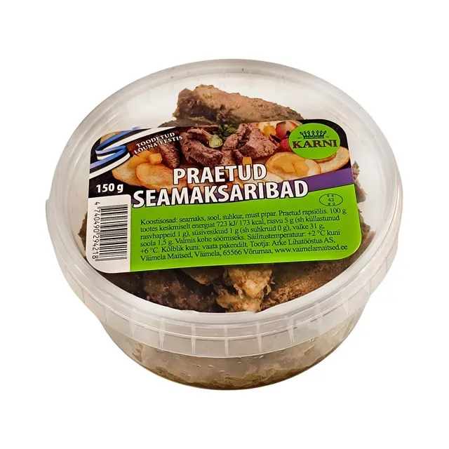 Praetud seamaksaribad, KARNI, 150 g