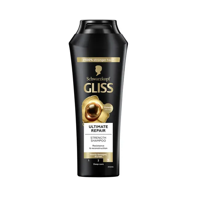 Šampoon Ultimate Repair väga kahjustatud ja kuivadele juustele, GLISS, 250 ml