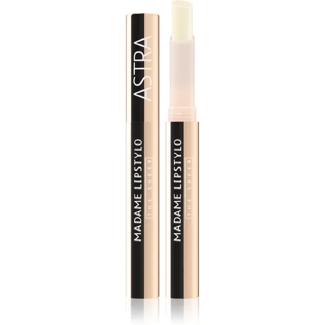 Astra Make-up Madame Lipstylo The Sheer Särav huulepulk huultele volüümi andmiseks varjund 01 Cliché Couture 2 g