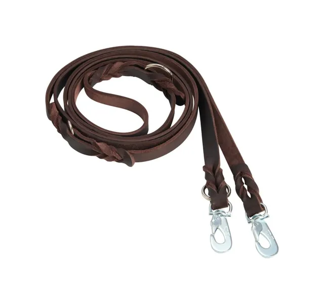 Feel nahast multifunktsionaalne jalutusrihm Braid, 1,8 x 300 cm, pruun