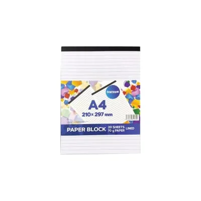 Paber Centrum 20 joonelist lehte A4 BS26