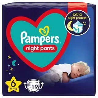 Öö püksmähkmed VP S6, PAMPERS, 19tk