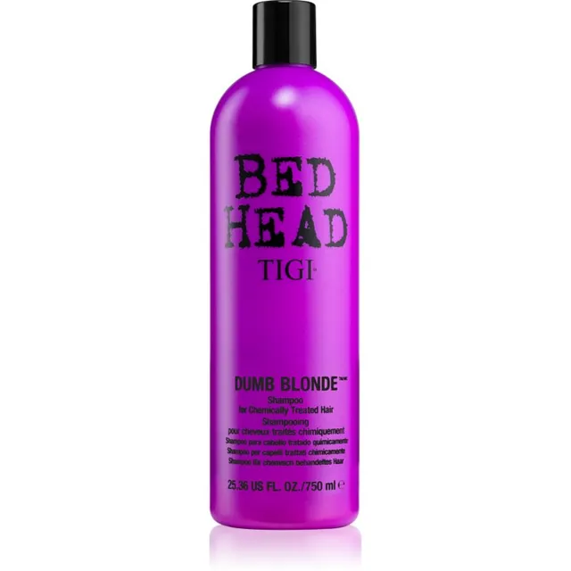 TIGI Bed Head Dumb Blonde Šampoon keemiliselt töödeldud juustele 750 ml