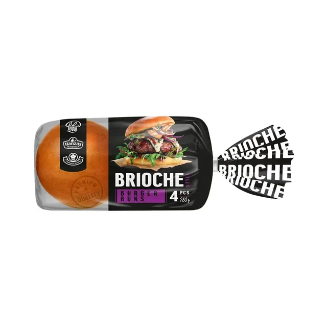 Brioche burgerikukkel, LEIBUR, 280 g