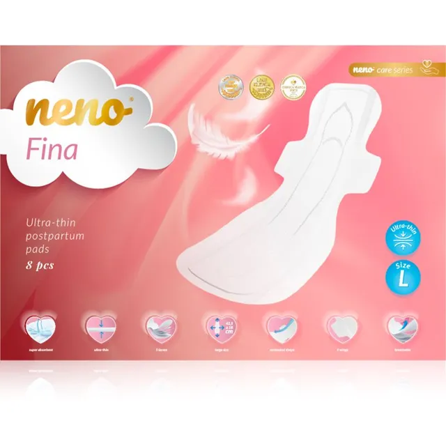 NENO Fina raseduspadjad suurus L Ultra-thin 8 tk