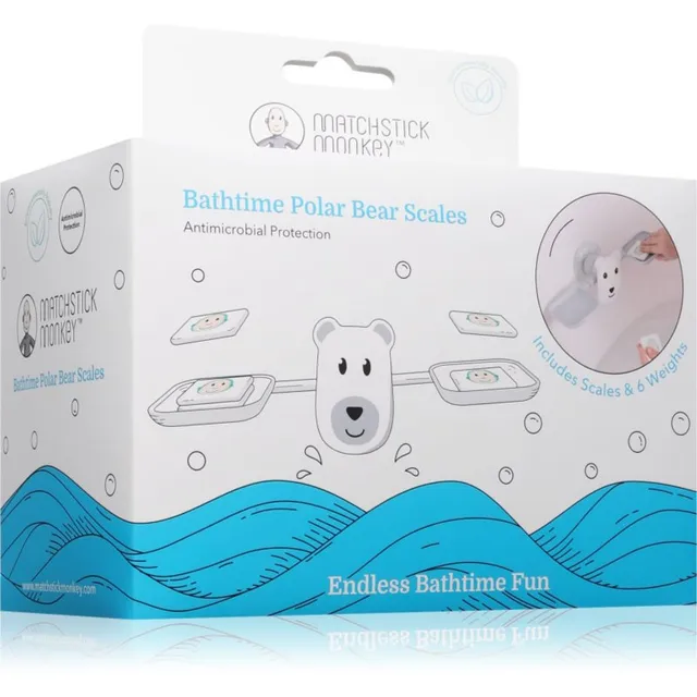 Matchstick Monkey Bathtime Scale Polar Bear tasakaalumäng vanni jaoks 12m+ 1 tk